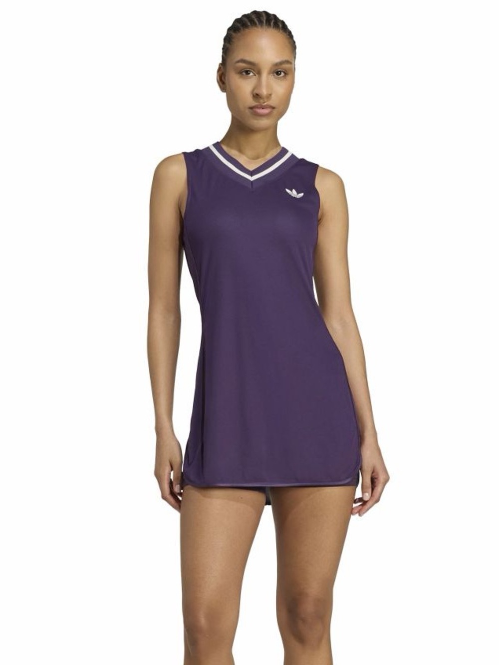adidas Tennis Pro Climacool
Dress Purple V-Neck Sleeveless Tennis Dress